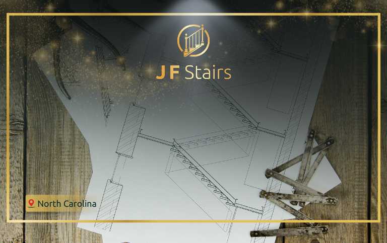 stair case design in a modern North Carolina home