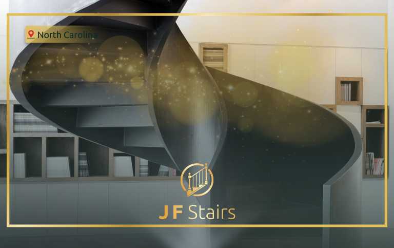 staircase design trends in a North Carolina home