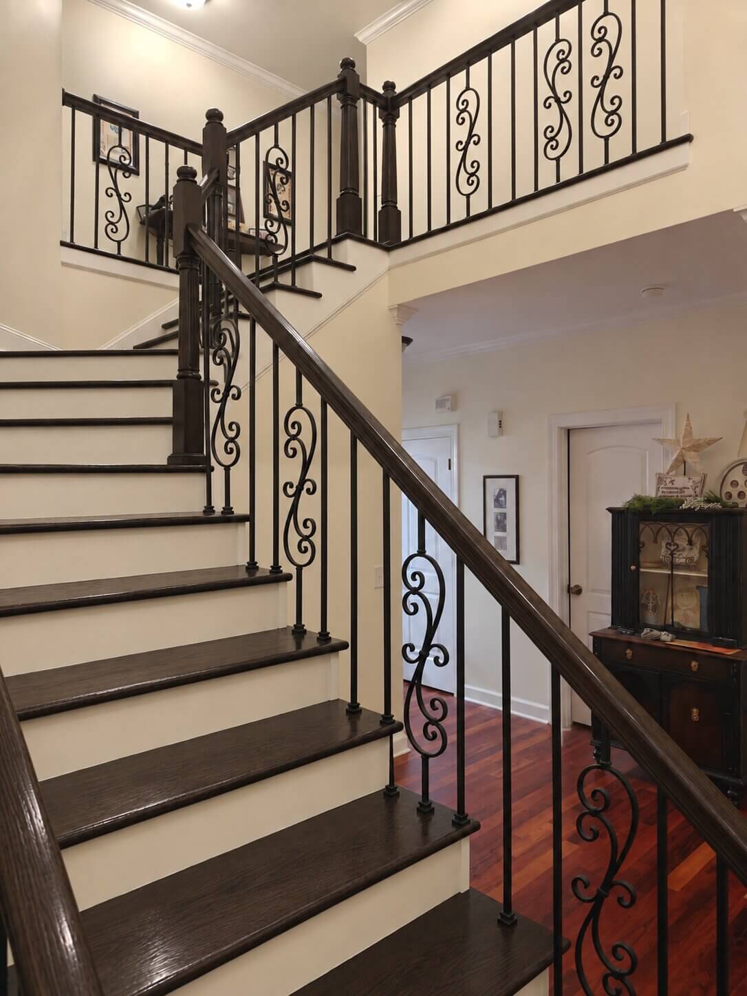 Stair railing replacement