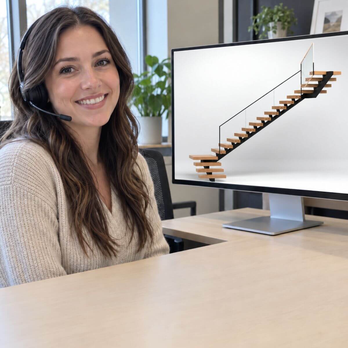 Free 3D staircase design by JF Stairs